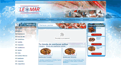 Desktop Screenshot of mariscosleomar.com